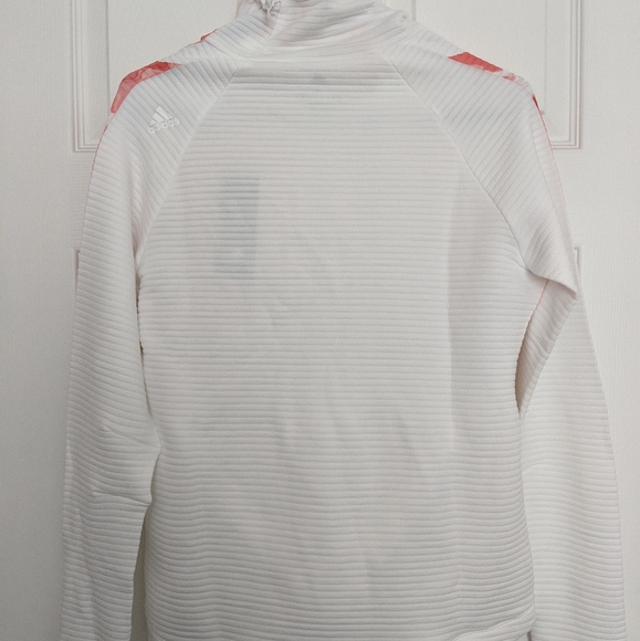 NWT Adidas TKO Cover-Up Top Non Dyed/Clear Orange - Picture 6 of 6